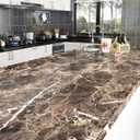 Livelynine Self Adhesive Wallpaper for Kitchen Counter Top Covers Marble Contact Paper Peel and Stick Countertops Waterproof Desk Cover Cabinet Vinyl Countertop Wrap Renter Friendly Laminate 15.8x78.8