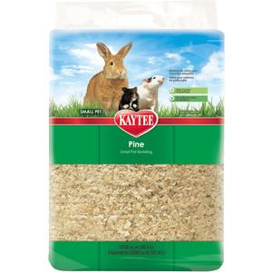 Kaytee Small Animal Pine Bedding For Pet Guinea Pigs, Rabbits, Hamsters, Gerbils, and Chinchillas, 52.4 Liter (Tan)