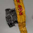 VioraWhite 3 Pcs Halloween Women Jester Costumes Accessory Set Inflatable Baseball Bat Spike Leather Punk Cuff Bracelet Women(Bye Bye)