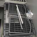 IRIS USA 24" Exercise 4-Panel Pet Playpen with Door, Dog Playpen, Puppy Playpen, Small and Medium Dogs, Keep Pets Secure, Easy Assemble, Rust-Free, Heavy-Duty Molded Plastic, Customizable, Gray