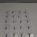 Alaya Glory 20 Pack Transparent Adhesive Hooks 30 lb(Max), Waterproof and Oil Proof Reusable Seamless Hooks, Heavy Duty Wall Hook for Kitchen, Bathroom, Office