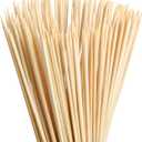 FLYPARTY Bamboo Marshmallow Roasting Sticks with 30 Inch 5mm Thick Extra Long Heavy Duty Wooden Skewers,Roaster Barbecue S'Mores Skewers Hot Dog Forks for Camping,Party,Kebab Sausage(60 Pcs)