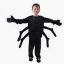 Spider Costume for Kids, Perfect for Halloween, Animal Dress up Party, Black, L