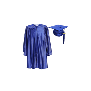 Newrara Unisex Shiny Kindergarten Graduation Gown Cap with Tassel