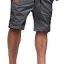 JMIERR Mens Casual Shorts - Cotton Drawstring Summer Beach Stretch Twill Chino Golf Shorts, Size: 40