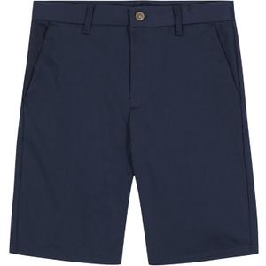 Nautica Boys School Uniform Flat Front Twill Short (20, Navy Knit)