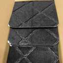 Stair Treads for Wooden Steps 15pcs - 8x30in Carpet Stairs Runner Indoor Non-Slip Stair Mats for Kids Elders and Pets (Cube Black)