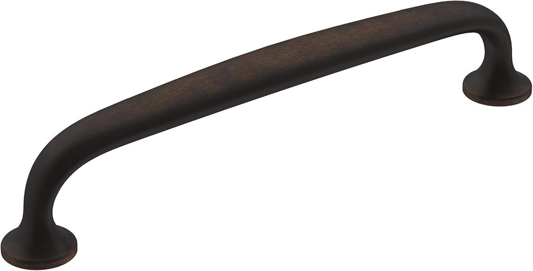 Amerock | Cabinet Pull | Oil Rubbed Bronze | 5-1/16 inch (128 mm) Center-to-Center | Renown | 1 Pack | Drawer Pull | Cabinet Handle | Cabinet Hardware