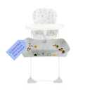 CATCHY - Food Catcher - Compatible with Graco Slim Snacker High Chair + 11 Other High Chairs - Highchair Sold Separately - Baby & Toddler Food & Mess Catcher - Under High Chair Accessory (For Graco Slim Snacker, White)