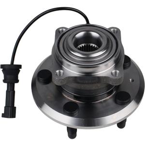 KUSATEC 512440 Rear Wheel Bearing and Hub Assembly Compatible with Chevrolet Equinox, GMC Terrain, 2010-2017, 5 Lug w/ABS