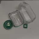 Salad Jar with Side Opening, Salad Pod Mason Jar with Built-In Dressing Cup  Leakproof Salad Container To Go, Reusable Meal Prep Jar for Layered Salads, Fruit & Parfait for Work, Gym & Travel