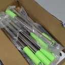 TOOGE Pooper Scooper, Dog Pooper Scooper Long Handle Stainless Metal Tray and Rake for Medium Small Dogs Heavy Duty Pet Supplies to Use for Grass, Dirt or Gravel