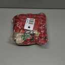 Horaldaily 4PCS Christmas Dining Red Chair Covers, Christmas Pine Tree Stars Stretch Removable Washable Slipcover Chair Protector for Dining Room Home Decor