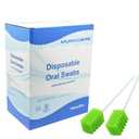 Dental Swabs Unflavored Swab sticks-Oral Cavity Cleaning Mouth Swab, Tooth Shaped, Untreated Unflavored, Box of 150 Counts (Fruit Green)