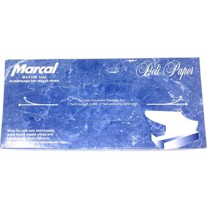 Marcal Wax Paper MC12 Master Size. 12 Inch by 10.75 Inch. Pack of 500, White