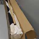 Tempera 7ft Boho Beach & Patio Umbrella with Fringe, Market Umbrellas with UPF 50+ UV & Water-Resistant Canopy, 1.5" Wood Pole & Button Tilt. (Pink White Spliced)