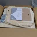 Heybly Cat Tree with Toy, Cat Tower Condo for Indoor Cats, Cat House with Padded Plush Perch, Cozy Hammock and Sisal Scratching Posts, Beige HCT004SM (43.3 inch)