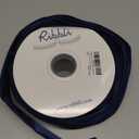 Ribbli Navy Velvet Wired Ribbon 2.5 Inch Velvet with Satin Christmas Ribbon for Gift Wrapping Christmas Tree Decoration Crafts Wreaths Supplies-Continuous 10 Yards