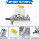 Brake Master Cylinder with Reservoir No.26401-AG031 for Subaru Forester 2008-2013 Hydraulic Master Cylinder Aluminum Alloy,Plastic 1 Pc