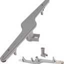 154568002 Dishwasher Lower Wash Arm and 5304518968 Dishwasher Lower Spray Arm Support for Frigidaire Electrolux Dishwasher 1545680 5304517203 154568001 154414101 154568002 154250901 PS12585623 (Grey)