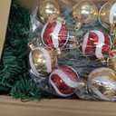 TURNMEON Remote Control 8 Modes 3 Ft Christmas Tree with Lights Timer 15 DIY Ball Ornament 50 Warm Light Battery Operated Artificial Pencil Small Tinsel Xmas Tree Holiday Decorations Home Indoor Table