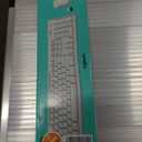 Logitech MK270 Wireless Keyboard and Mouse Combo for Windows, 2.4 GHz, 8 Multimedia Keys, PC, Laptop, Wireless Keyboard Compact Mouse Combo - White (1 Pack)