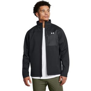 Under Armour Men's ColdGear Infrared Shield 2.0 Soft Shell, (003) Black / / White, Medium