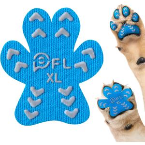 Non-Slip Paw Protector Pads for Senior Dogs, Anti-Slip Rubber Traction Stickers, Help Dogs Walk on Hardwood Floor, Pink 48pcs, XL for 41-60lbs