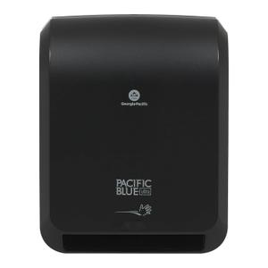 Pacific Blue Ultra 8" High-Capacity Automated Touchless Paper Towel Dispenser by GP PRO (Georgia-Pacific); Black; 59590; 12.9" W x 9" D x 16" H; 1 Dispenser