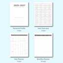 Monthly Planner 2026-2027, 2026 Calendar 18 Months Planner, January 2026 - June 2027, 8.5" x 11", 2026 Academic Calendar Hard PVC Cover with Spiral Bound, Perfect for School & Office for Women & Men