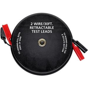 Cal Hawk Tools 2 Wire 30' Retractable Test Leads (18 Gauge)