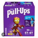 Pull-Ups Boys' Potty Training Pants, Size 5T-6T Training Underwear (46-60 lbs), 50 Count