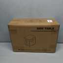 GYIIYUO Nightstand Set of 2 with Fabric Drawers and Open Shelves - Rustic Bedroom Side Tables (M(15.7"D x 11.8"W))