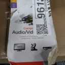 2RCA Male to 2RCA Male Composite Audio Cable, Gold Plated 3ft, 6ft, 10ft, 12ft, 25ft (3FT)