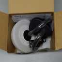 Shroommate Clip On Light and Bed Headboard Lamp, Bedside Table Lamp for Dorm, College Dorm Room Essentials, Night Light for Kids Nursery, Clip on for Desk, MultiColor LEDs, Adapter Included (Black)