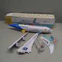 Kidsthrill Airplane Toy with Bump & Go, Flashing Lights & Sounds - For Boys & Girls Age 3-12