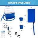 Polar Active Ice 3.0 | 9 QT Cold Therapy Ice Machine | Programmable Timer | Full Circumference Knee Pad | Cryotherapy Pain Relief System | Ace Bandage Style Compression