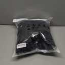 ASPO Men's Packable Lightweight Puffer Winter Jackets Detachable Hood Waterproof Warm Insulated Down Coats Hiking Snow Travel Black XXL