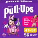 Pull-Ups Girls' Potty Training Pants, Size 4T-5T Training Underwear (38-50 lbs), 56 Count