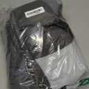 Queenmore Dog Cold Weather Coats, Fleece Collar Pet Apparel for Cold Weather, Dog Snowsuit, Cozy Winter Dogs Jackets Winter with Quick Release, Grey, XXL