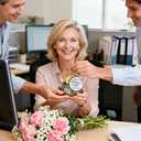 Retirement Gift - Retirement Gifts for Women, Men - Retired Ornament - Retired Gifts for Coworker, Boss, Employee, Teacher, Nurse - Ceramic Christmas Ornament Keepsake - Christmas Tree Ornaments - A