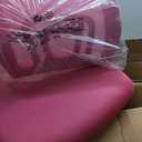 BestOffice Ergonomic Office Chair | Mid-Back Swivel Desk Chair | Pink, 22D x 22W x 35.2H in
