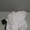 JOYIN 6 Pcs Halloween Decorations Outdoor Ghosts Pathway Lights, 18 White Light Up Cloth Ghost with Yard Stakes for Graveyard Yard Lawn Garden Prop, Party Decor Supplies