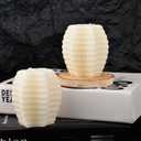 2 Pack Beautiful Soy Wax Ribbed Scented Candle for Home Decoration Birthday Gift Wedding Christmas (Style 3), JGDHFB-3278461