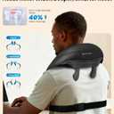 COMFIER Cordless Neck Massager with Heat, 4D Kneading Shiatsu Neck and Shoulder Massager Deep Tissue, Hands-Free Straps, FSA Eligible HSA, Mothers Day Gifts for Mom Women