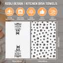 Best Husky Mom Towels Dish Towels Dishcloth, Dog Mom Gifts for Women Dog Lovers, Cute Dog Husky Decor for Kitchen Bathroom Home, 16 x 24 Farmhouse Decoration Hand Towels Set of 2. (068)