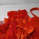 Lydia Deetz Red Wedding Dress Costume for Women - Beetle Bride Halloween 80s Prom Tulle Costume Size L