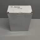 KYODOLED Fireproof Document Box with Key Lock, Small Lock Boxes for Personal Items, Fire and Water Resistance, Fireproof Safe Box for Documents, Jewelry, Passport, Cash, 12.6'' x 8.3'' x 4.3'' Black