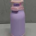 Ello Emma 14oz Vacuum Insulated Stainless Steel Kids Water Bottle with Straw and Built-in Carrying Handle and Leak-Proof Locking Lid for School Backpack, Lunchbox and Outdoor Sports (Lilac/Cashmere Pink)