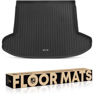 YHTAUTO Cargo Mat Compatible with Kia Sportage 2023-2026 (Without Subwoofer in Cargo Area), TPE Floor Liners All-Weather Protection Custom Fit, Cargo Mat, Black